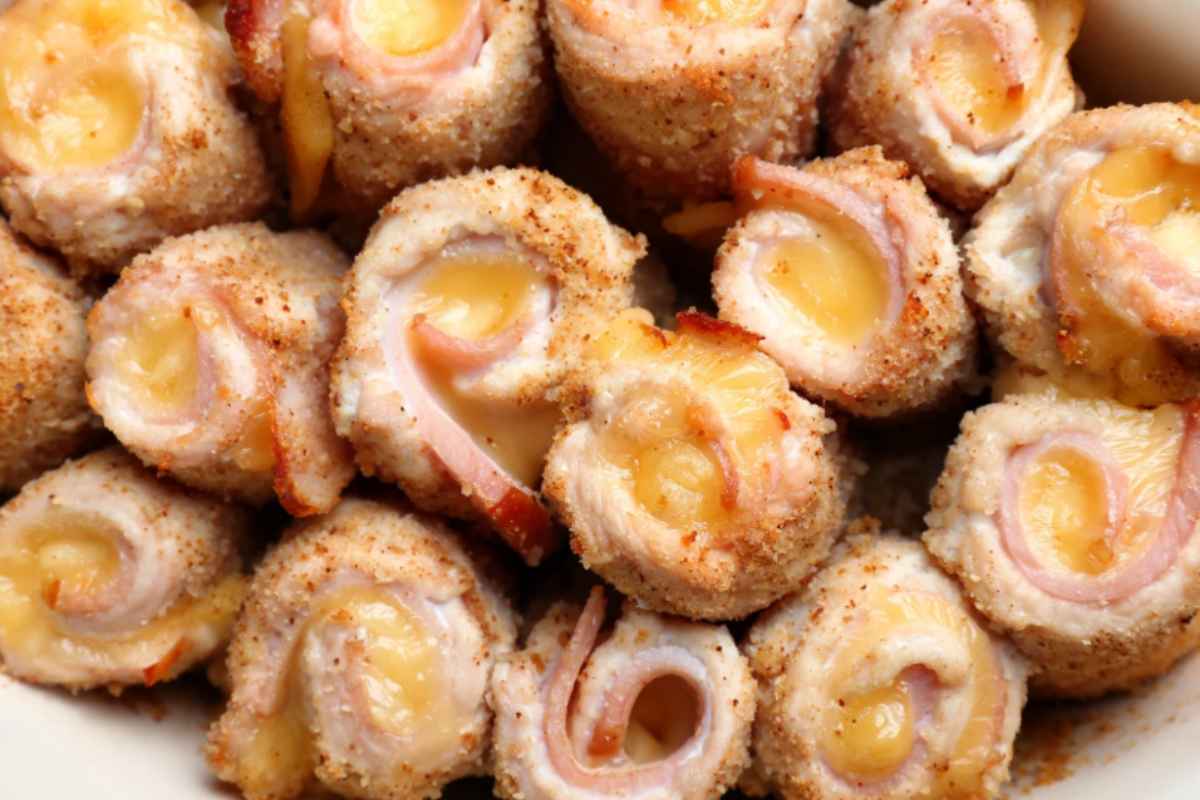 Involtini impanati di pollo
