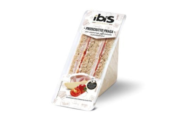 Una confezione di tramezzini Ibis