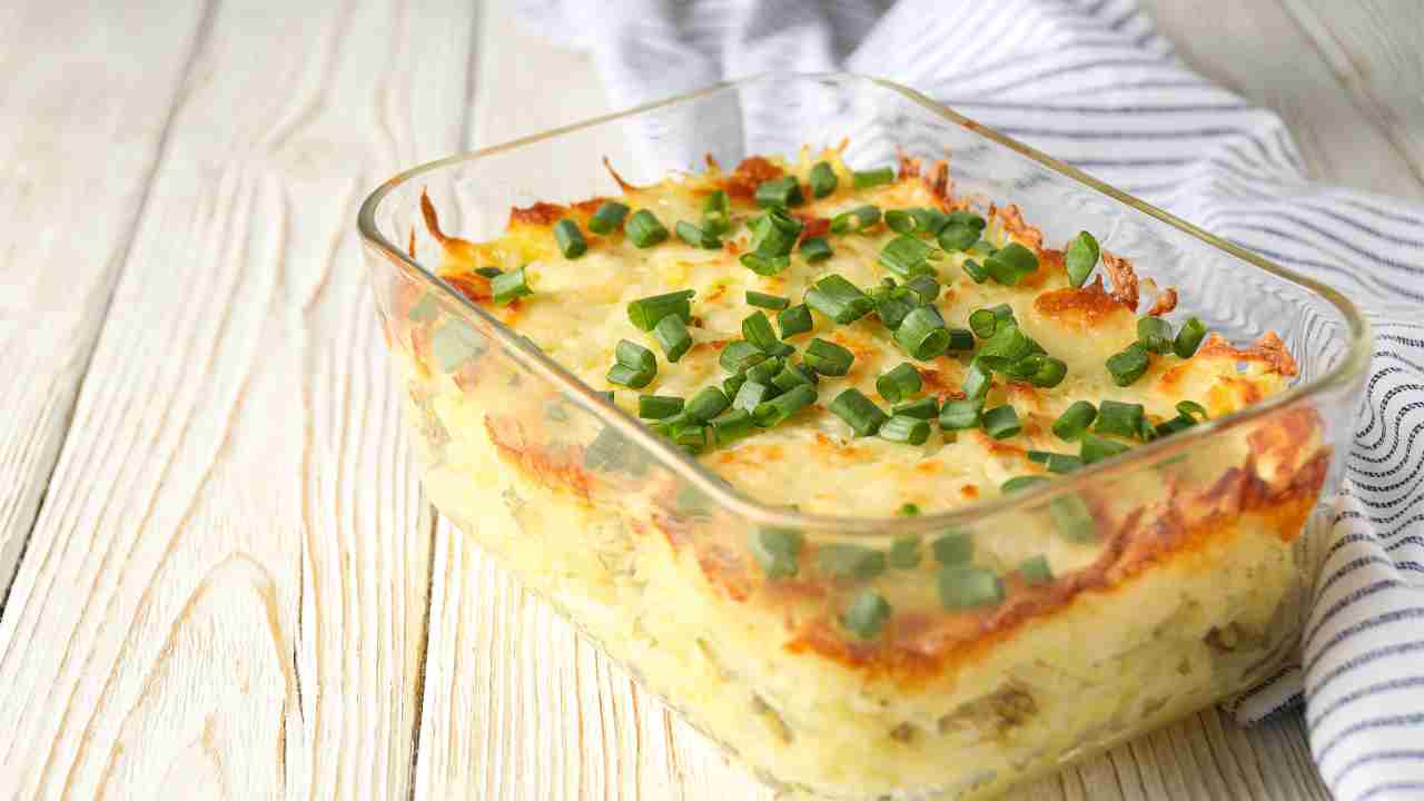Sformato di verdure nella friggitrice ad aria