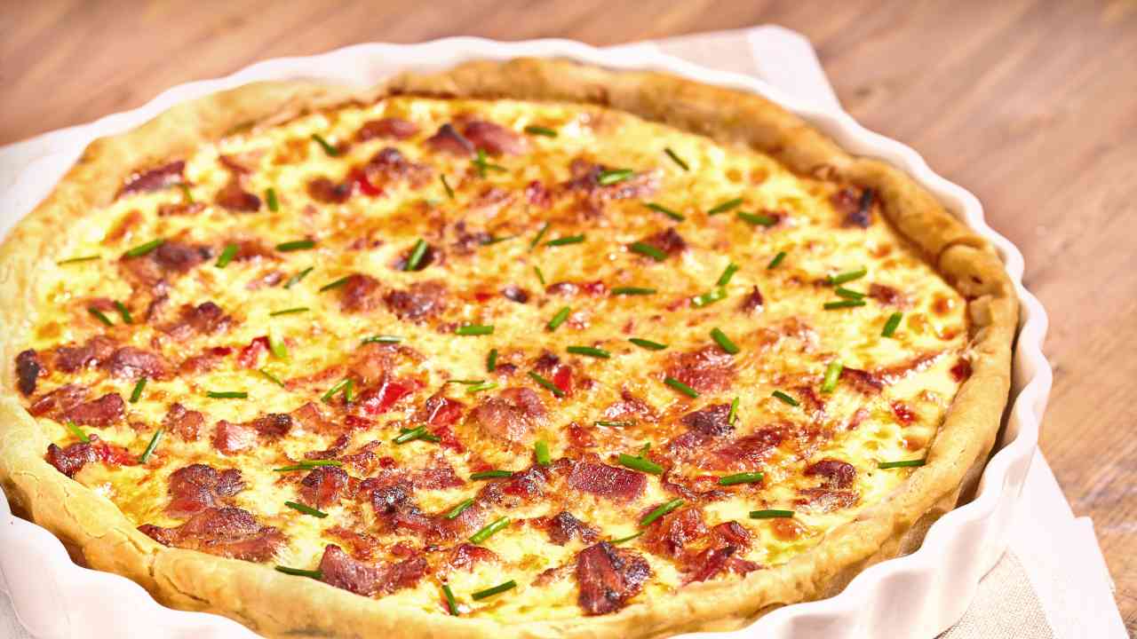 Torta salata cremosissima con il salame