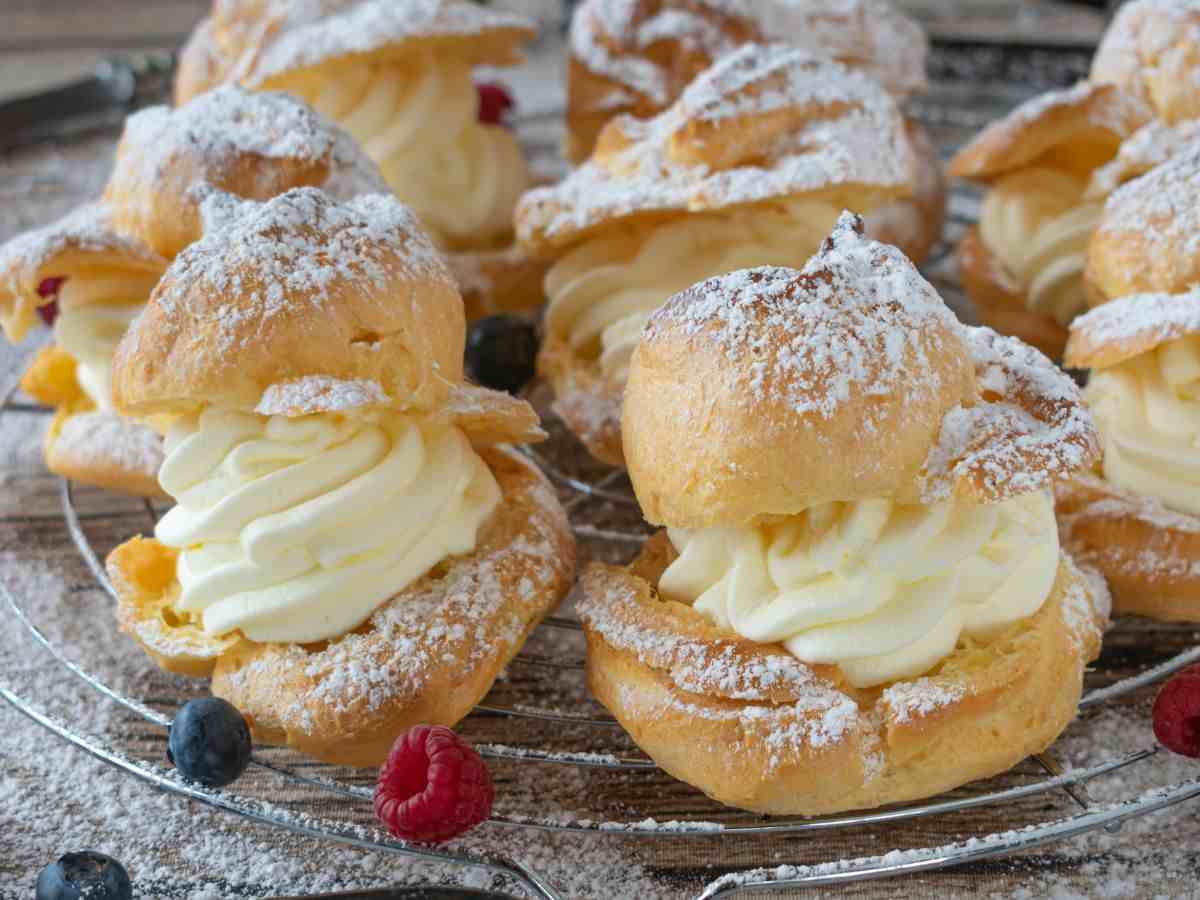 bignè alla crema