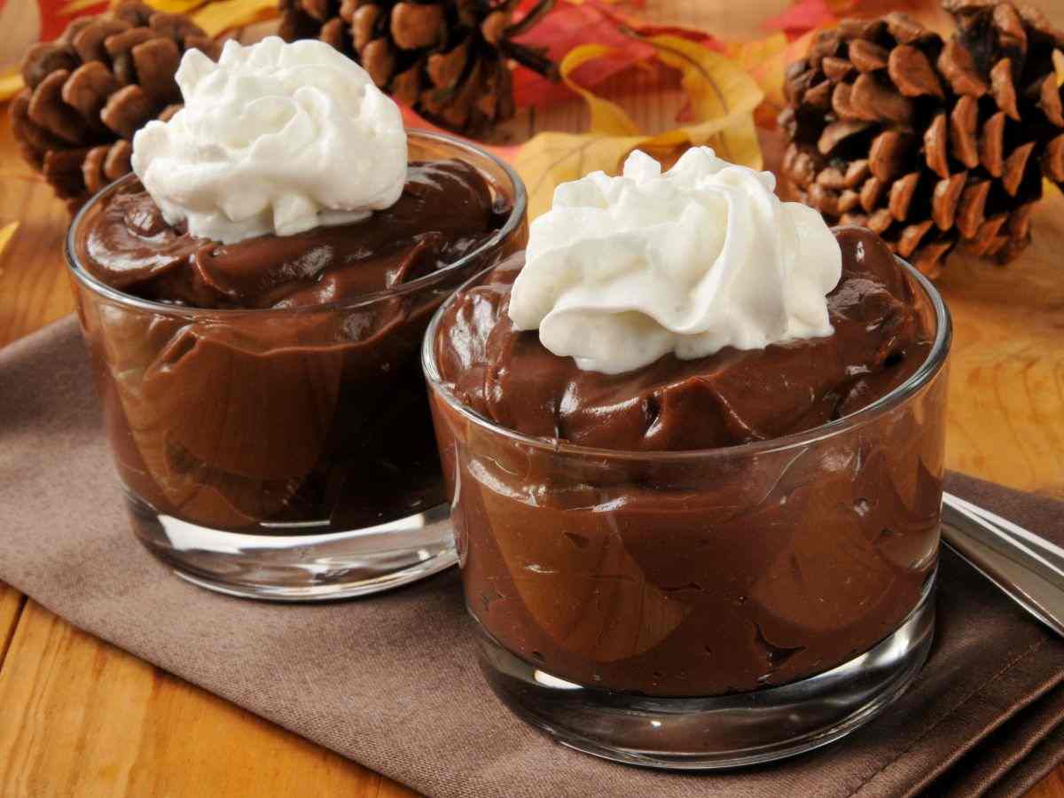 budino con panna
