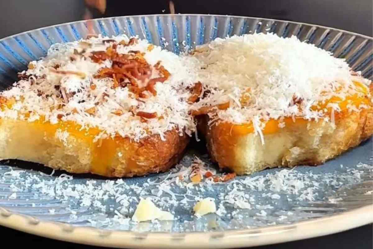 bruschetta alla carbonara