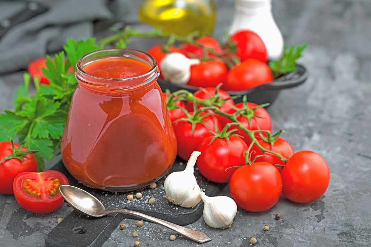 passata di pomodoro e pomodorini