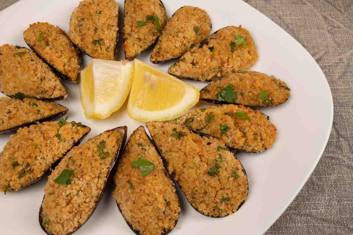 cozze gratinate