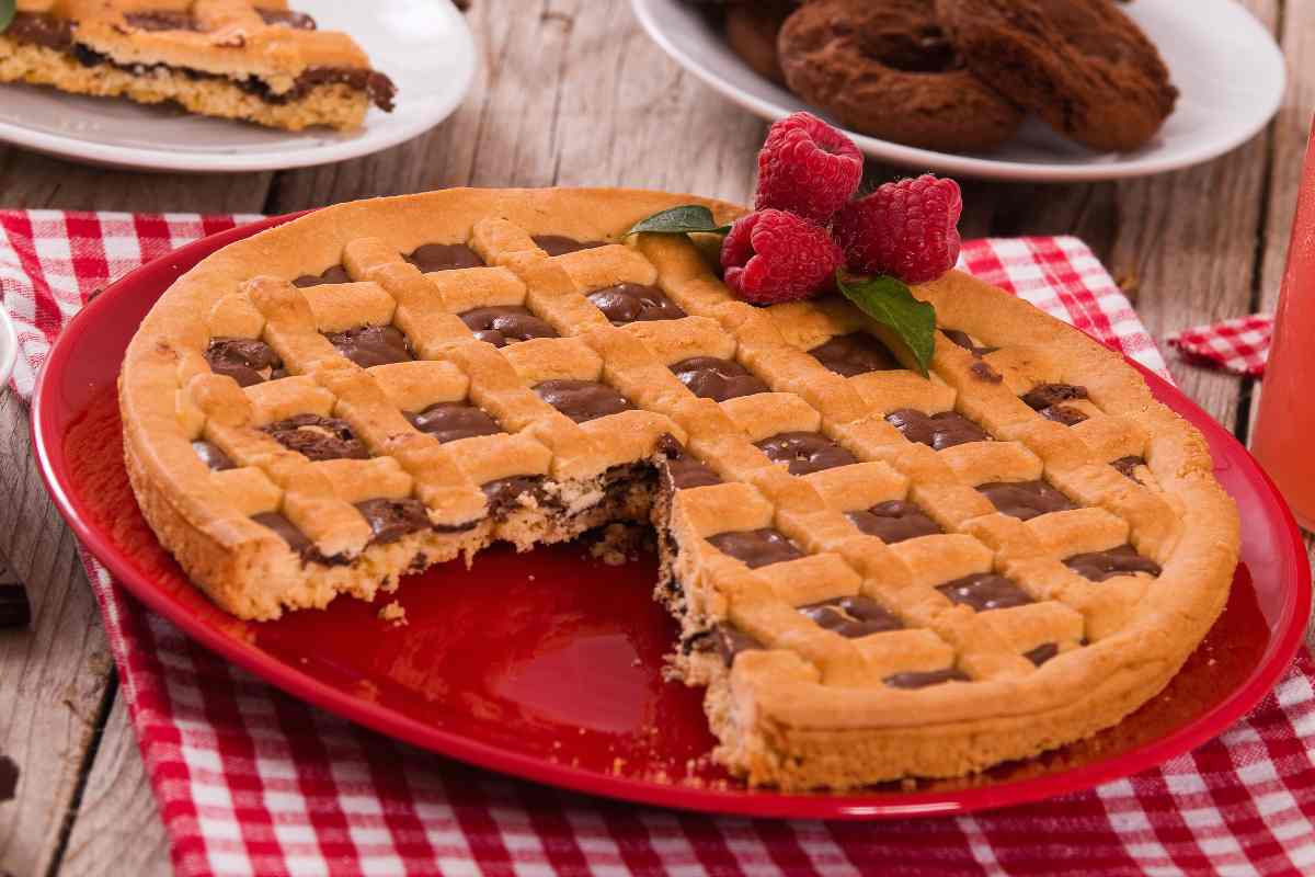 crostata al cioccolato