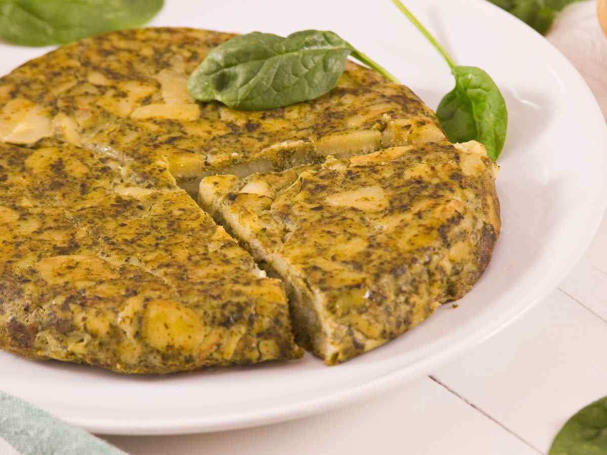 frittata di spinaci