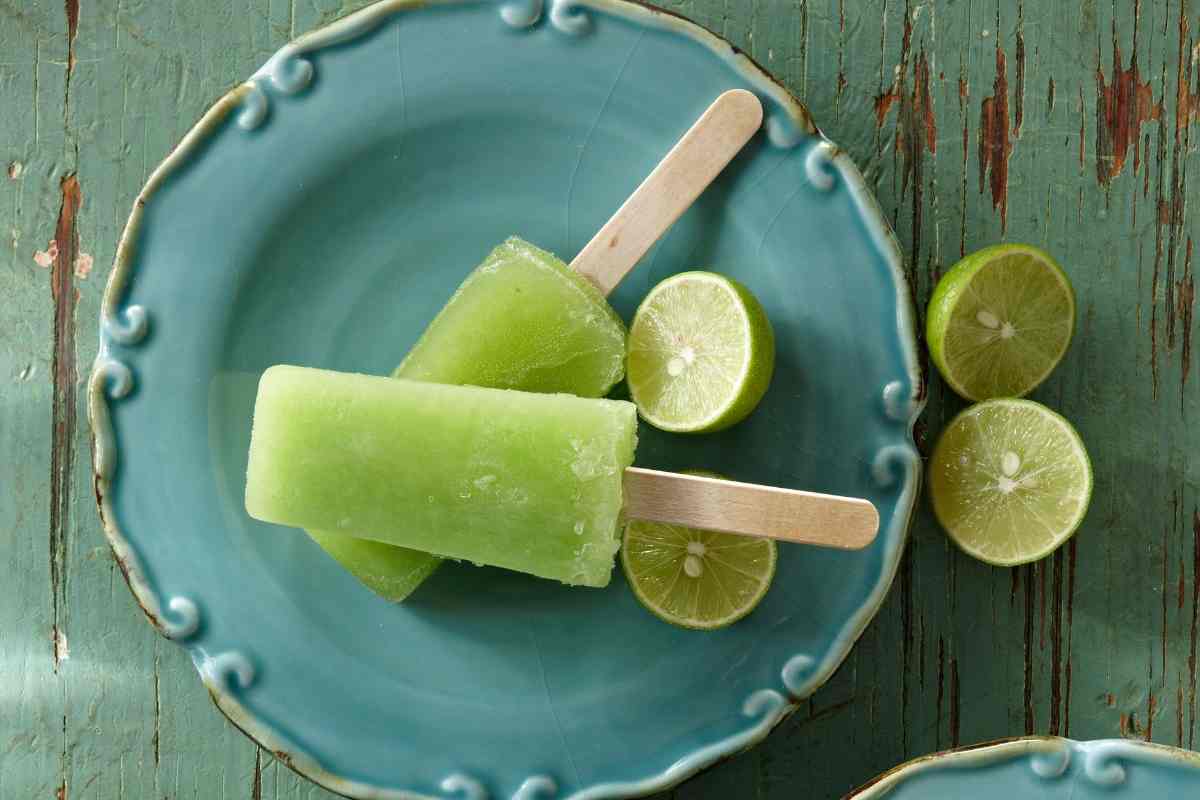 ghiaccioli al lime