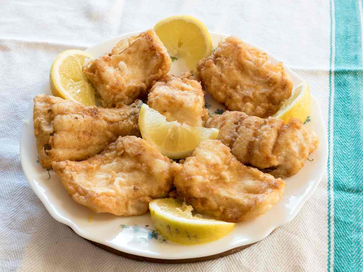 merluzzo fritto con limone