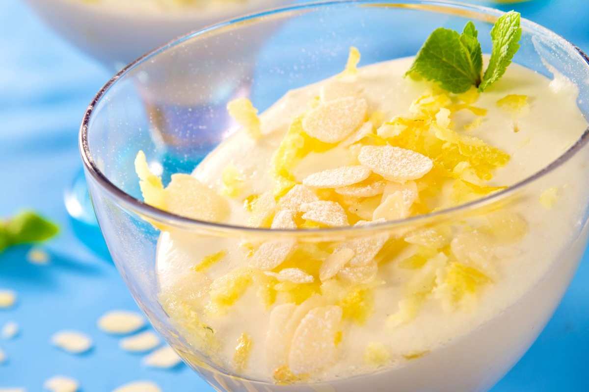 crema limone con mandorle