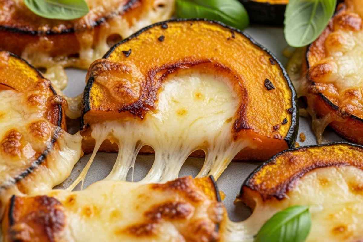 mini parmigiane di zucca filanti
