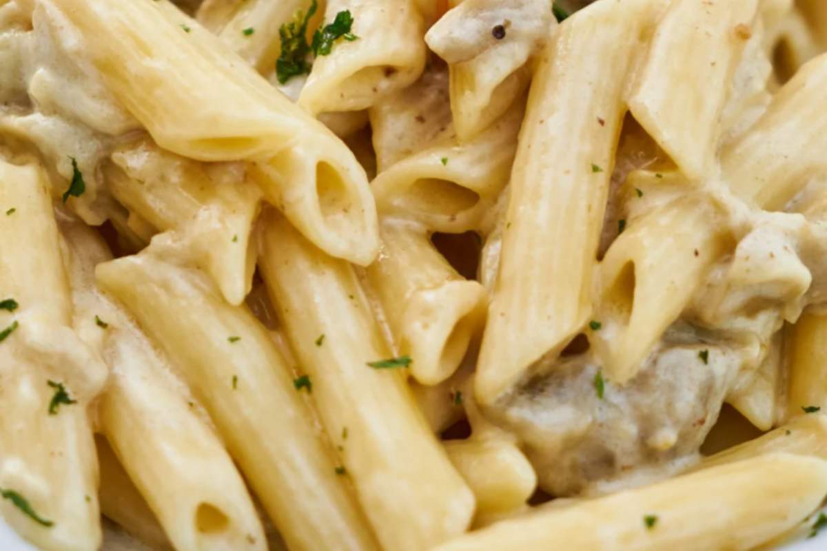 pasta cremosa con ricotta
