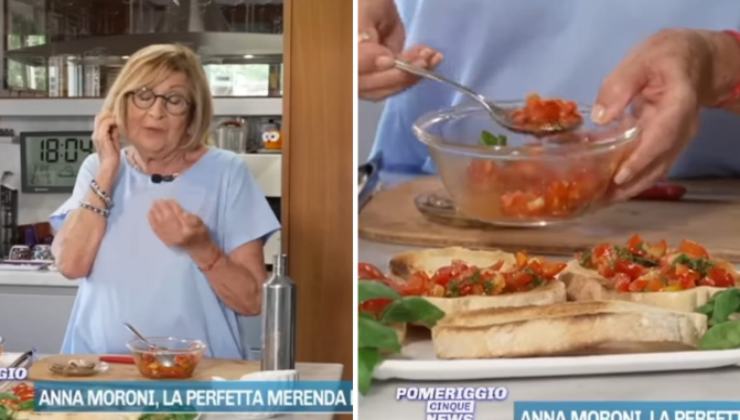 Anna Moroni fa le bruschette