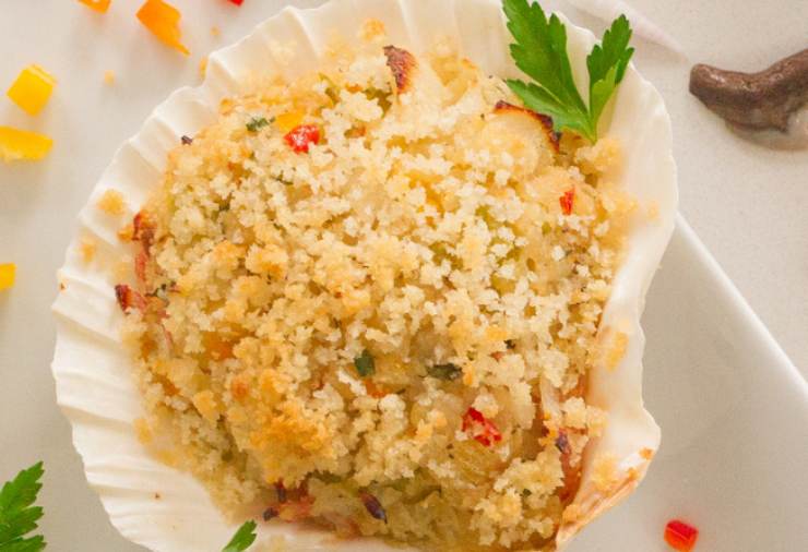 conchiglia ripiena di patate e besciamella