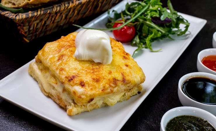 fetta di parmigiana di patate