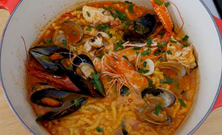 passatelli ai frutti di mare