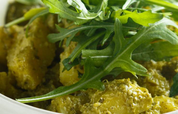 patate all'insalata con pesto