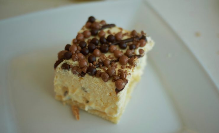quadrotto di semifreddo al mascarpone e cioccolato