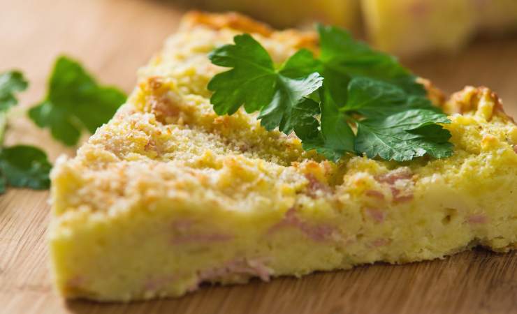 fetta di torta di patate