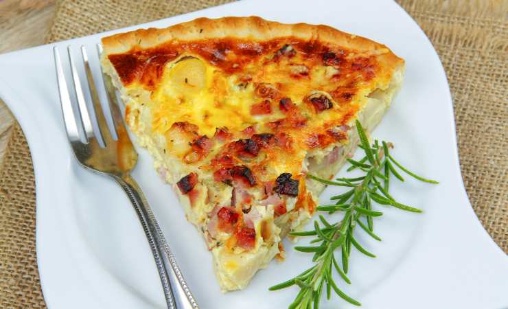 fetta di torta salata