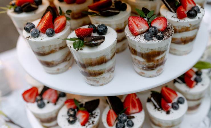 bicchierini di zuppa inglese 