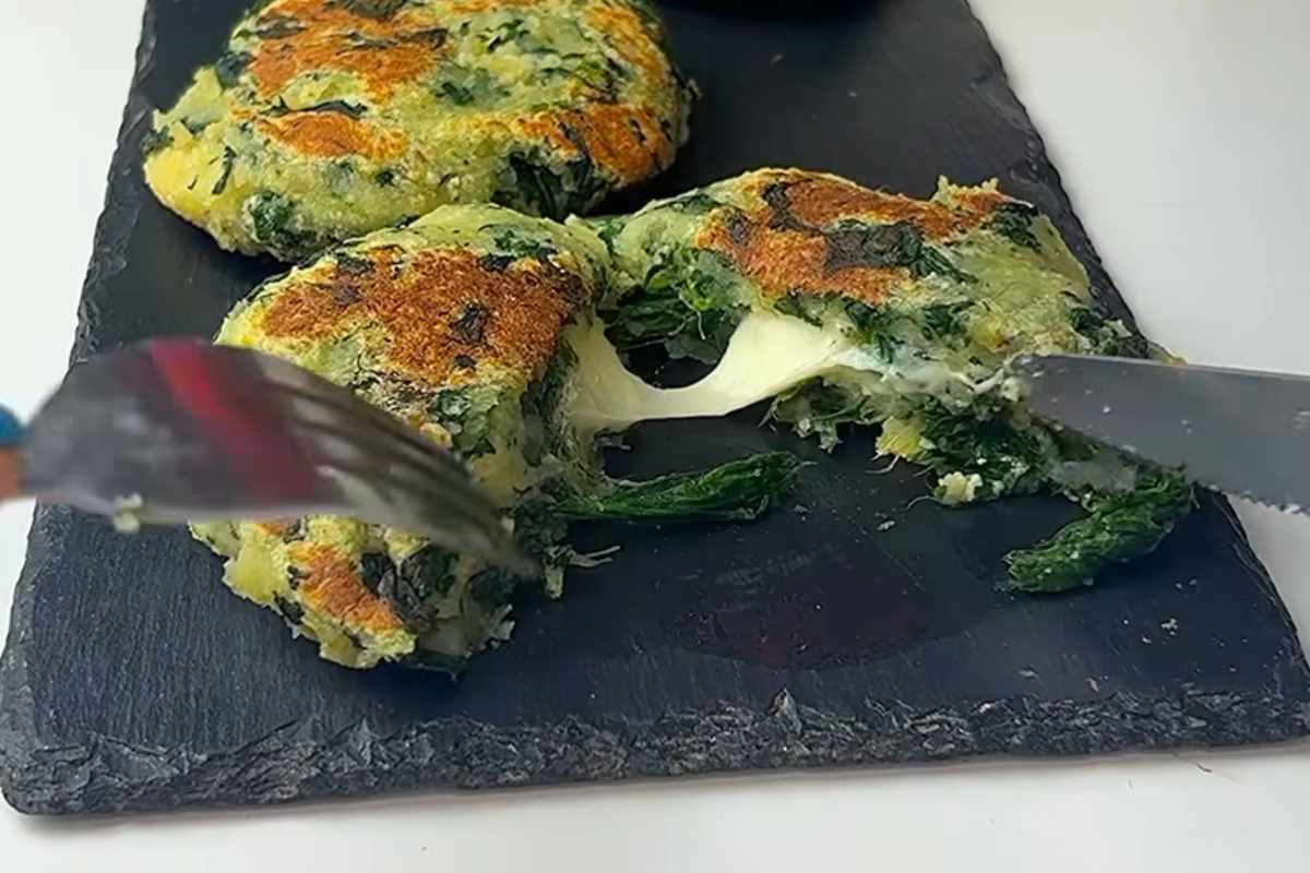 burger spinaci e patate