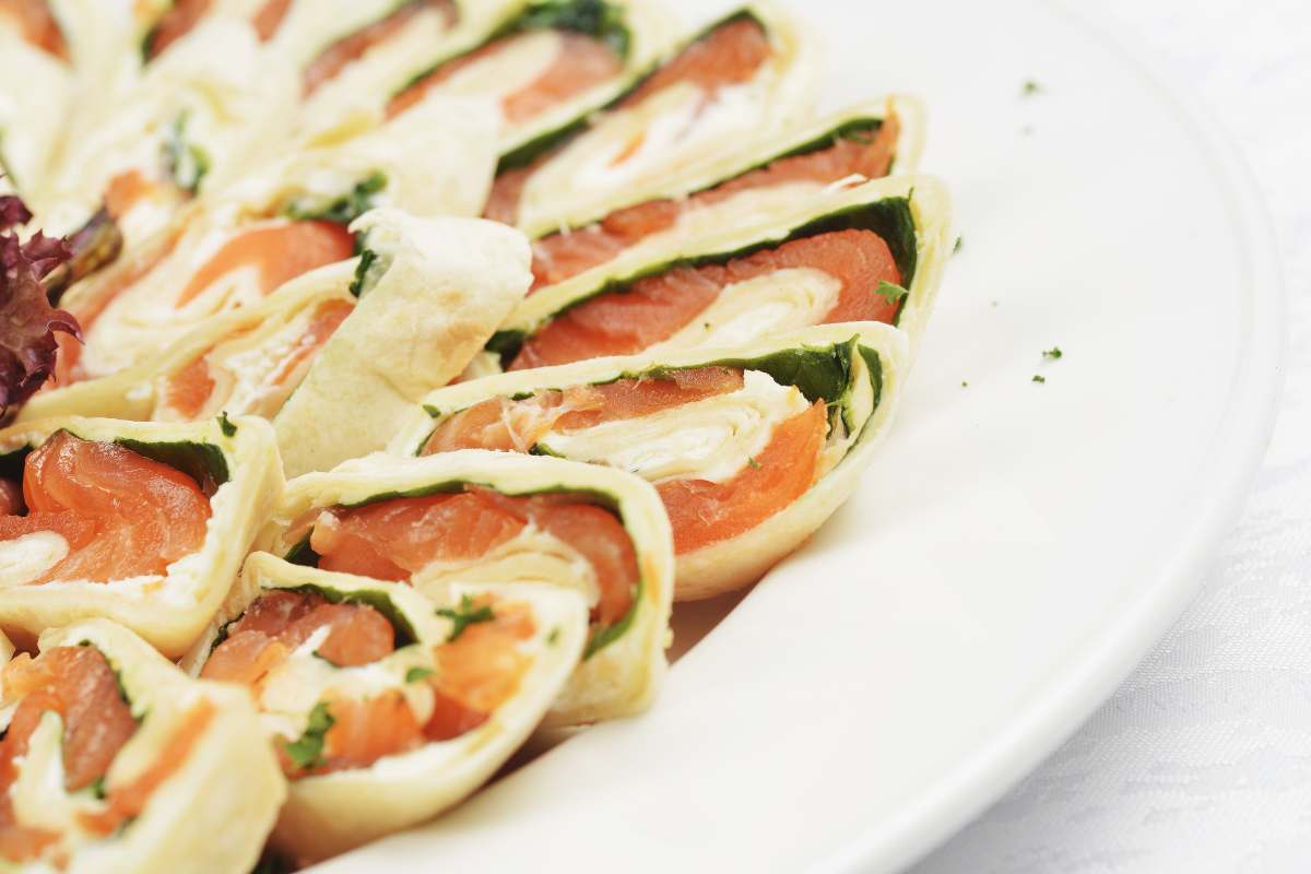 rotolo freddo con salmone