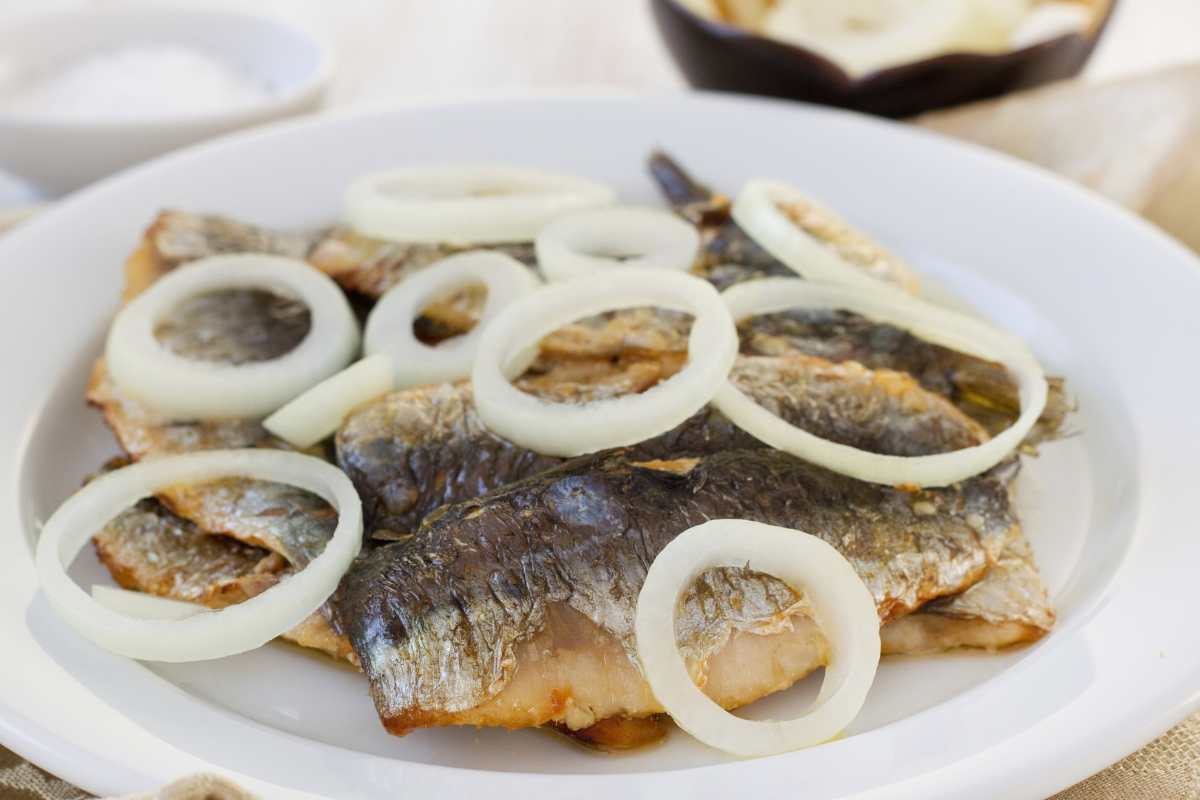 sarde con cipolla
