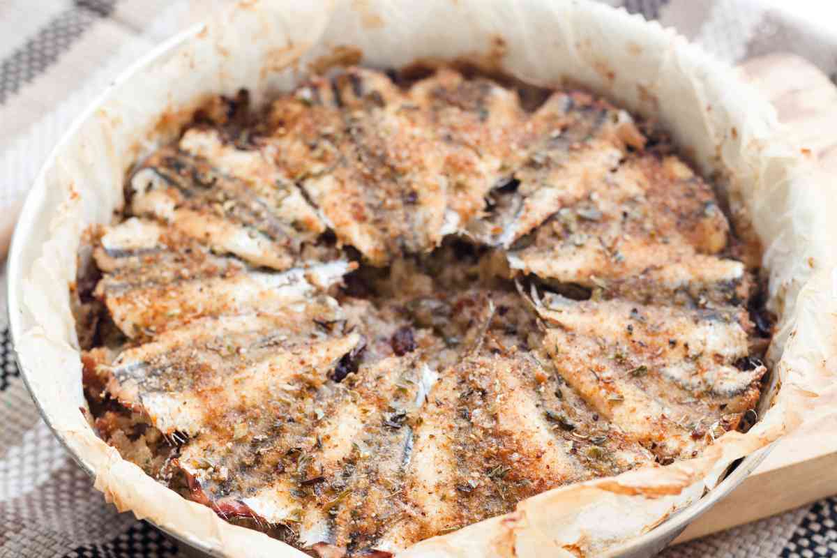 torta di alici