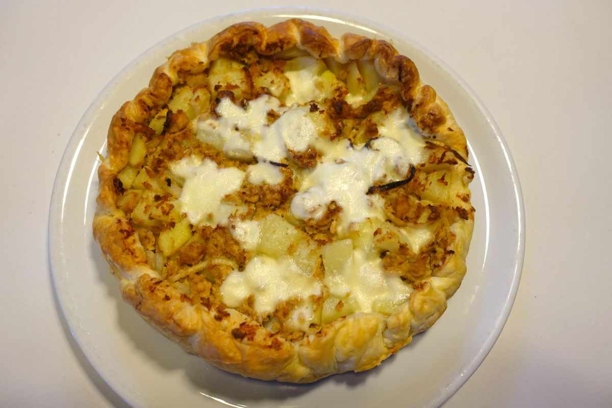 torta salata patate se provola