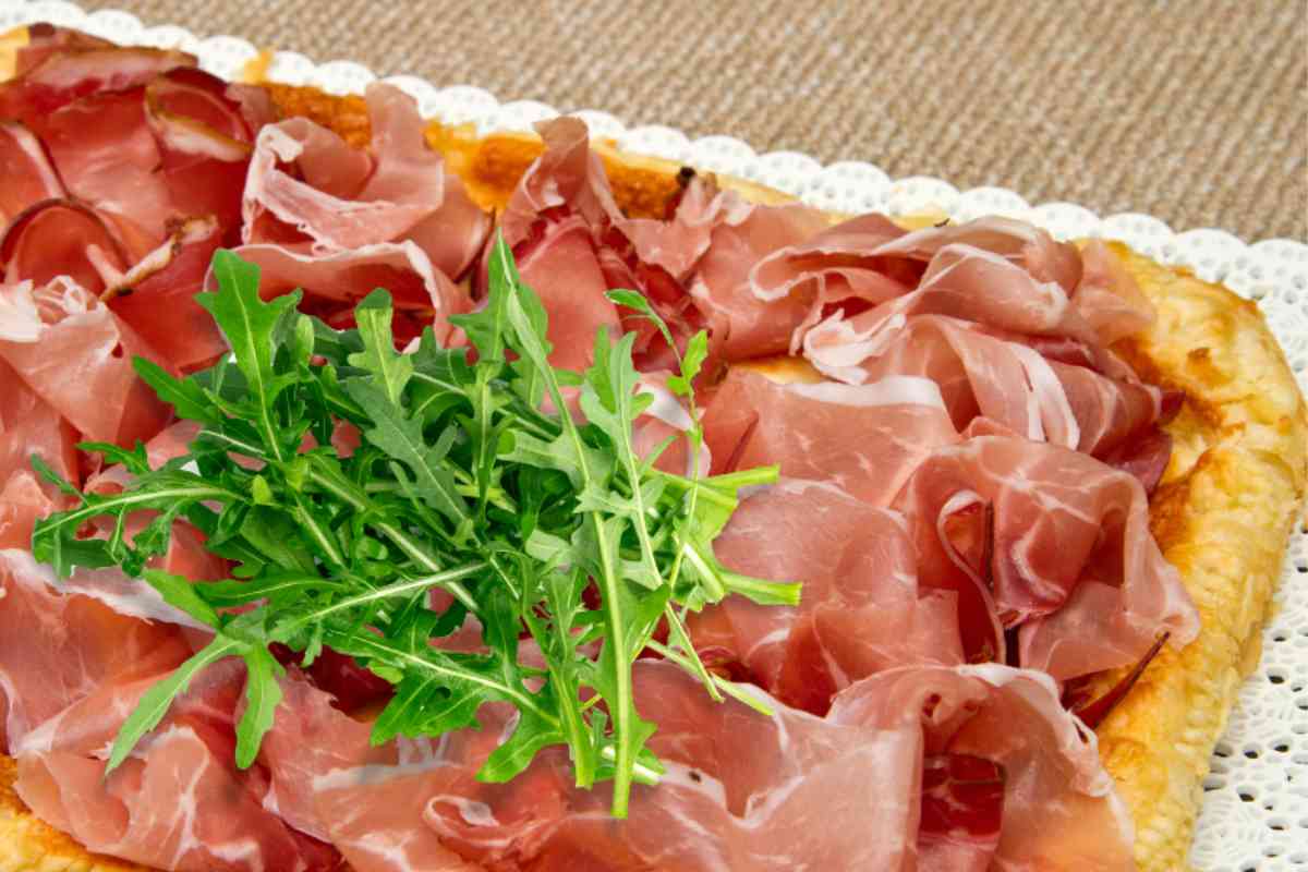 torta salata speck e rucola