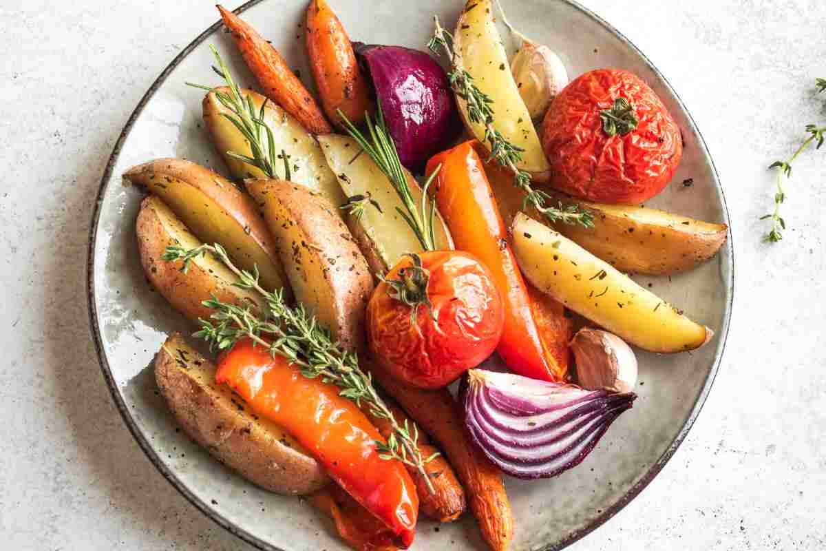 verdure miste al forno