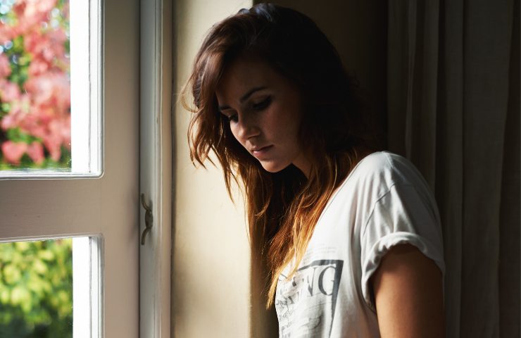 Una donna triste