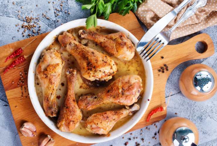 Cosce di pollo al forno