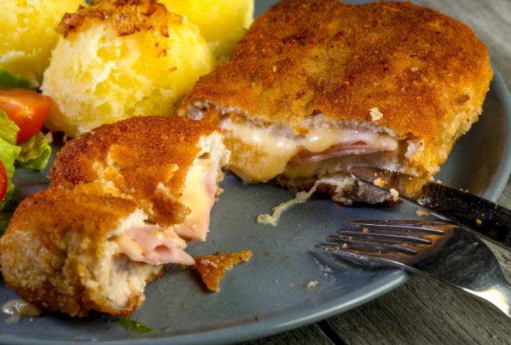 Cotoletta ripiena con patate