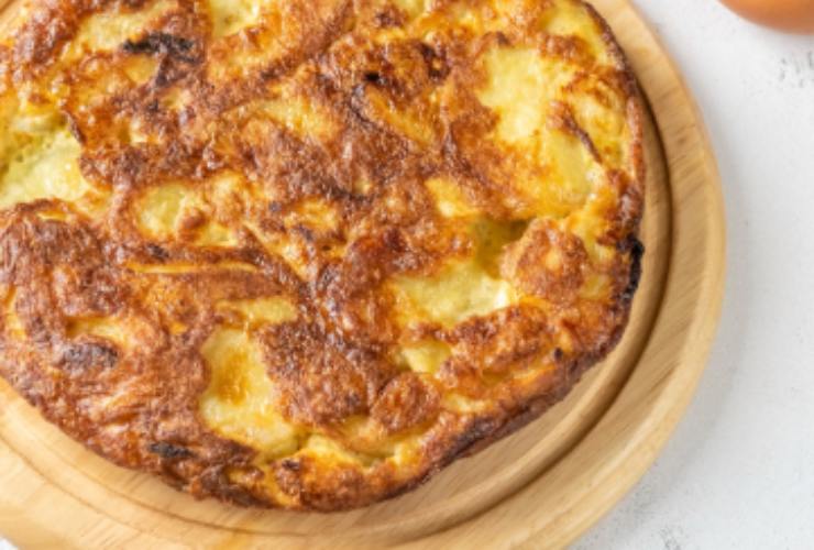 Frittata in un piatto