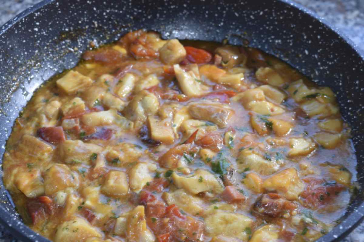Funghi porcini in padella con prezzemolo