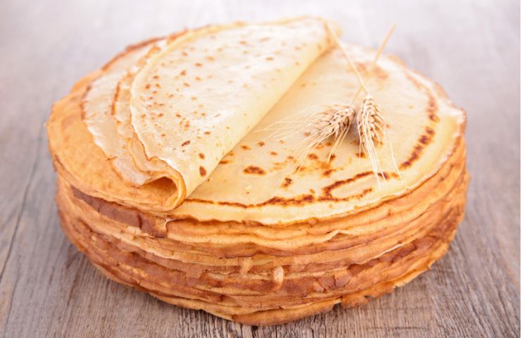 Delle crepes impilate