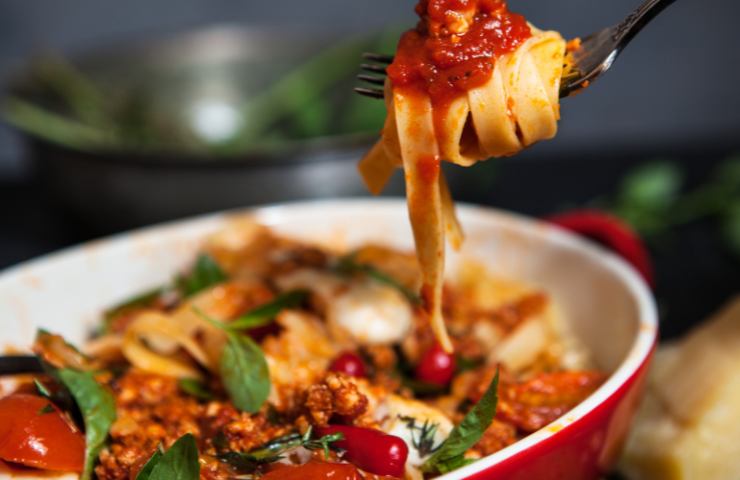 Un piatto di pasta alla bolognese