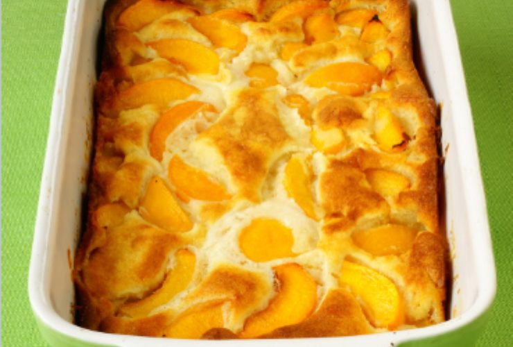 Torta alle pesche