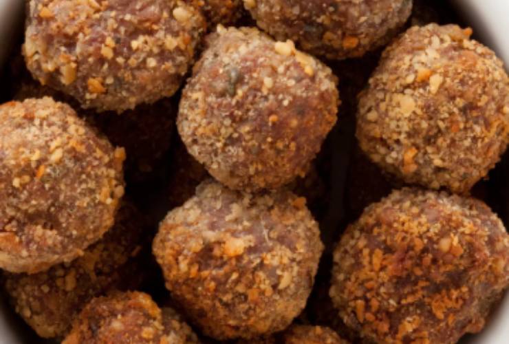 Polpette in primo piano