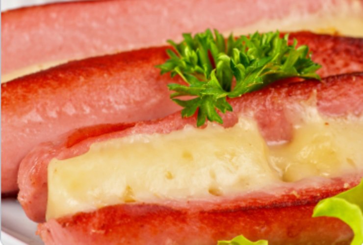 Salsicce con formaggio