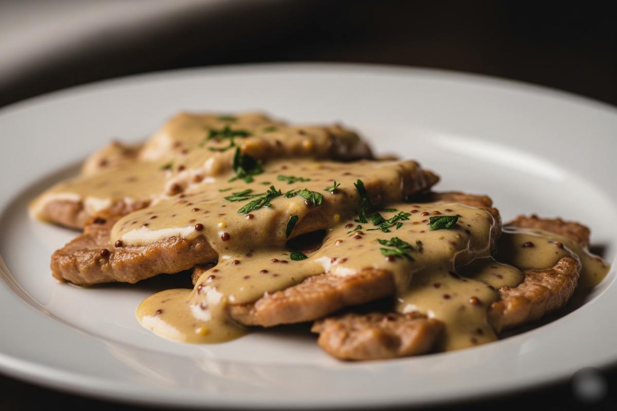 Scaloppine cremose con prezzemolo