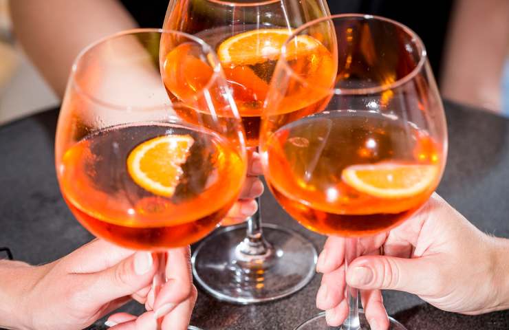 Tre calici di Spritz