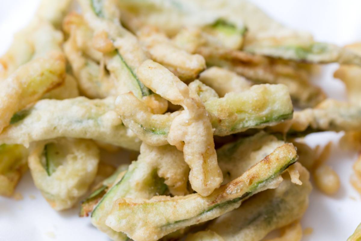 Zucchine fritte in pastella