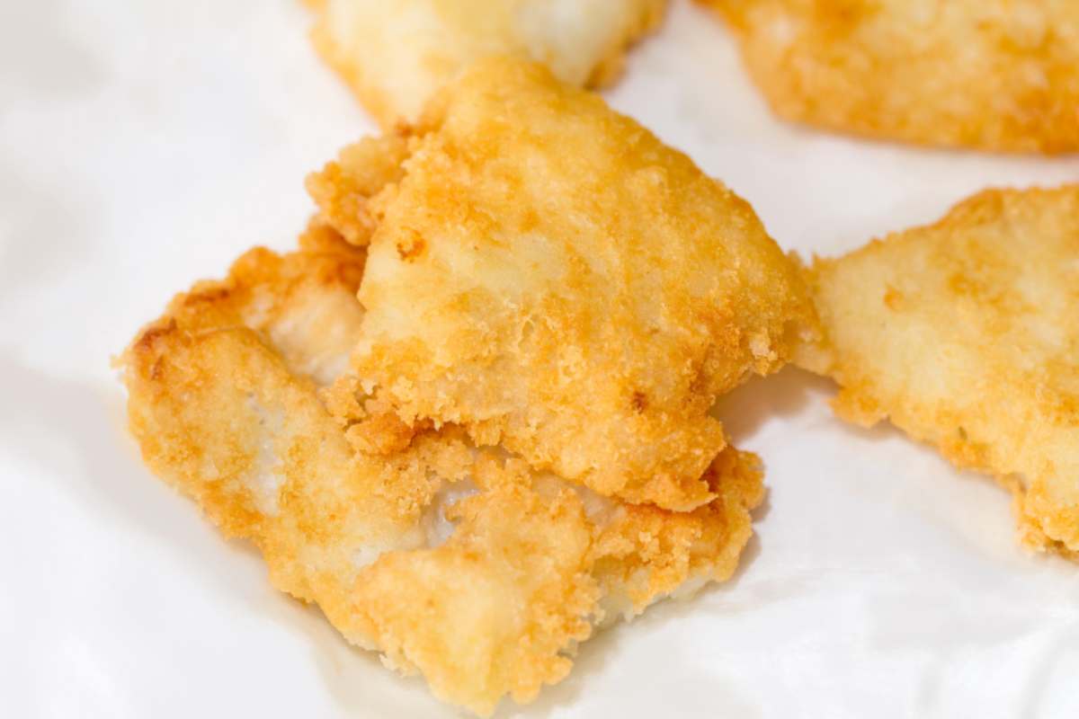 pezzi di baccalà fritto