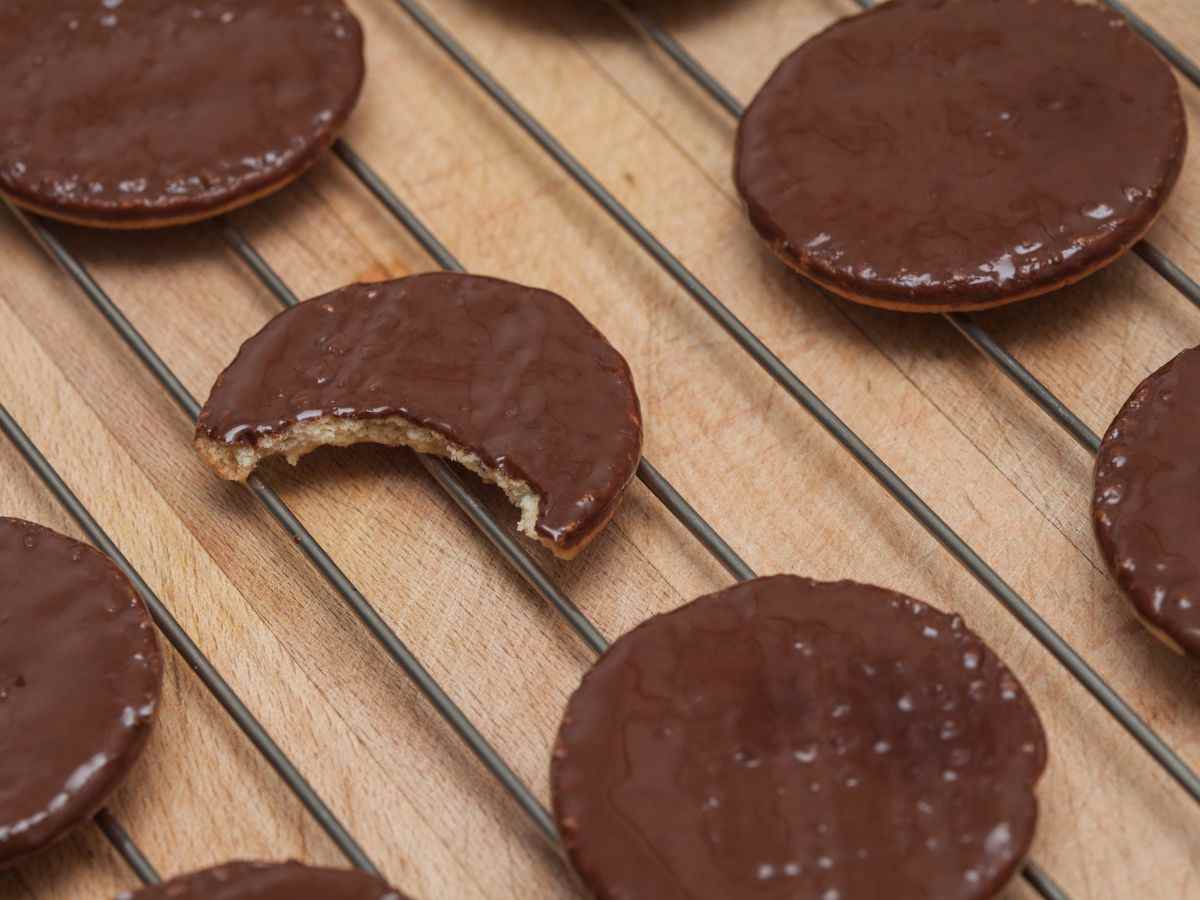 biscotti ricoperti di cioccolato