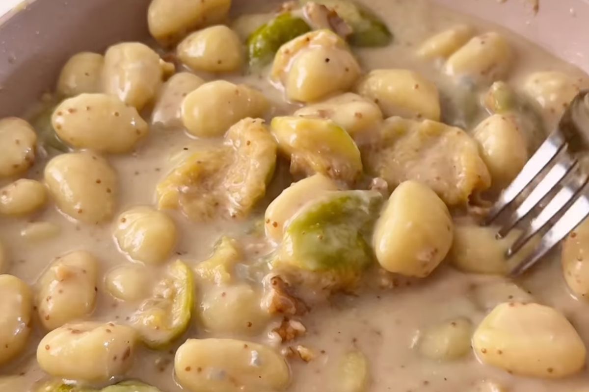 piatto gnocchi cremosi