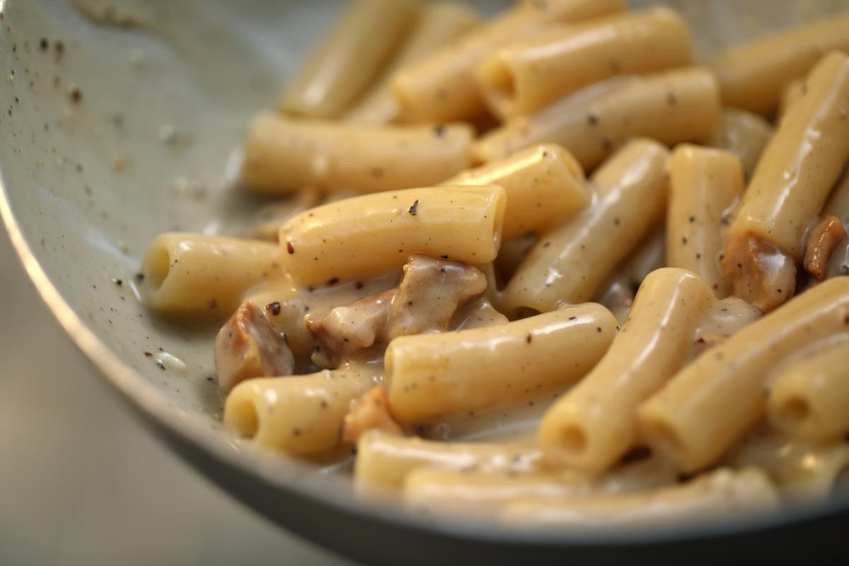 pasta alla gricia cremosa