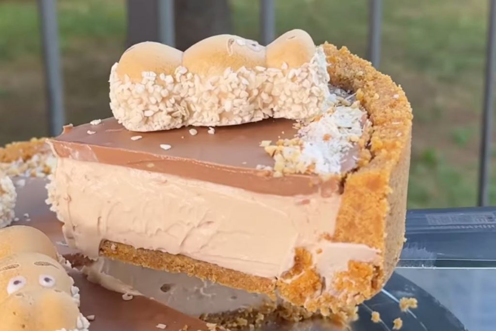 fetta di Happy Hippo cheesecake
